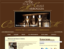 Tablet Screenshot of casale-marroggia.it